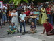 Un spectacle sur le Parque central de Leon