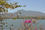 Le volcan Mombacho depuis l'île El Roble